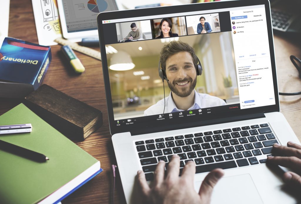 Video Call Chatting Communication Concept